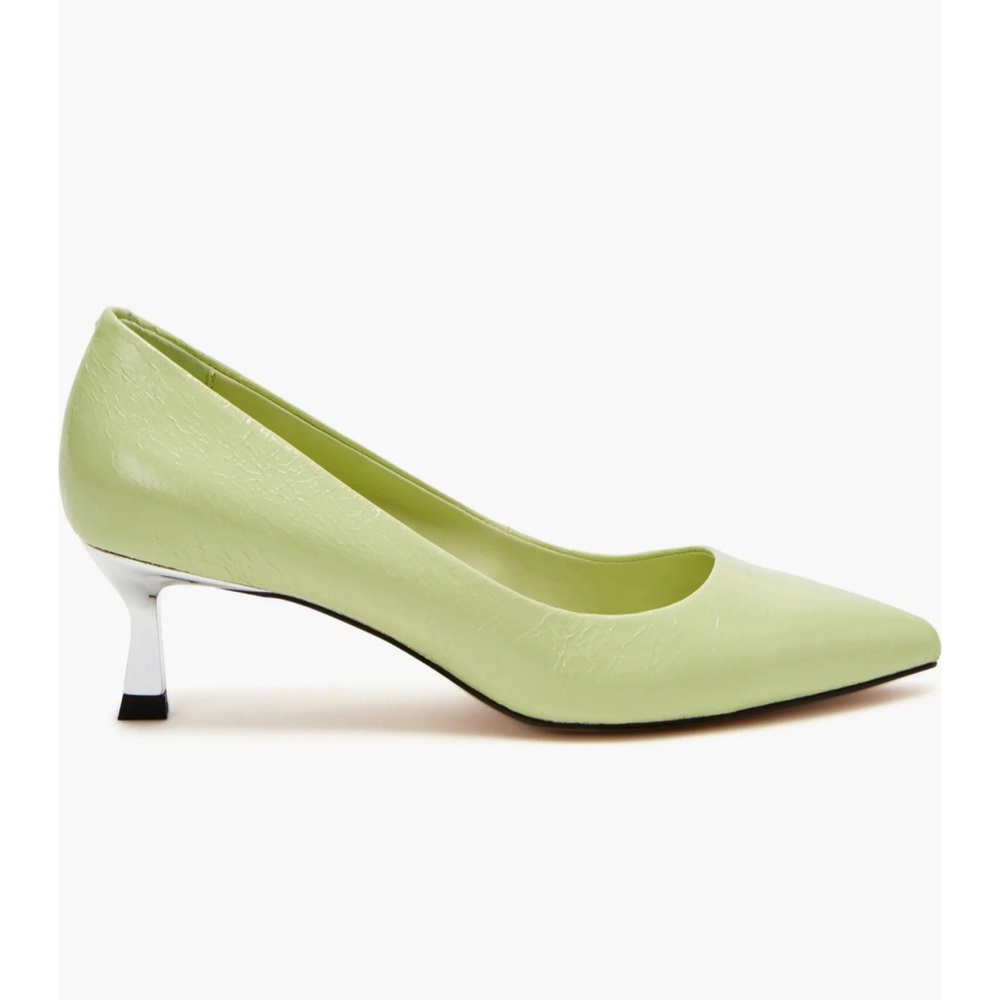 BRAND NEW!  Katy Perry The Golden Pointed Toe Pump   Celery color Gorgeous!
